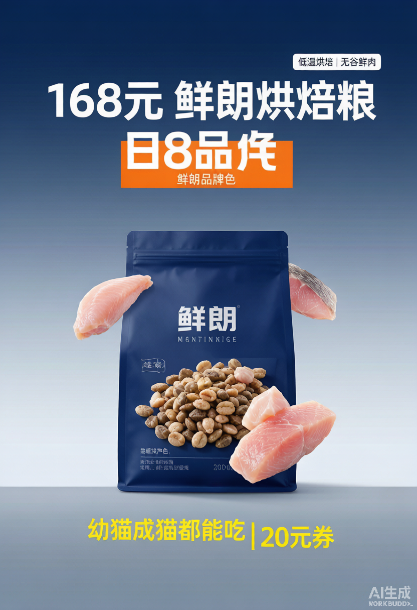 鲜朗低温烘焙猫粮